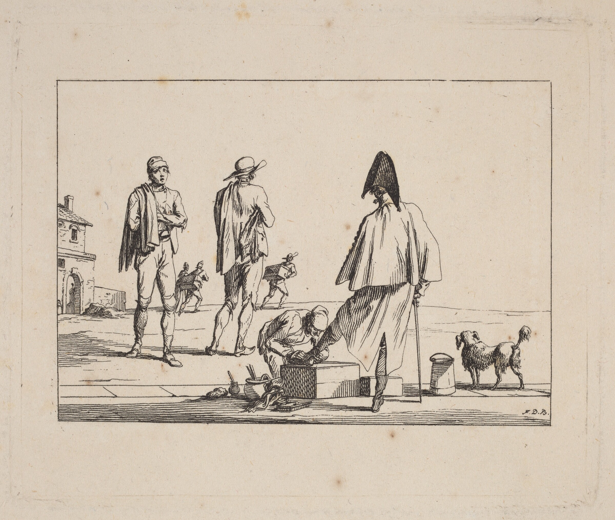 Décroteur et Ramoneur (Scraper and Chimney Sweep), Жан Дюплесси-Берто, 1798/1807