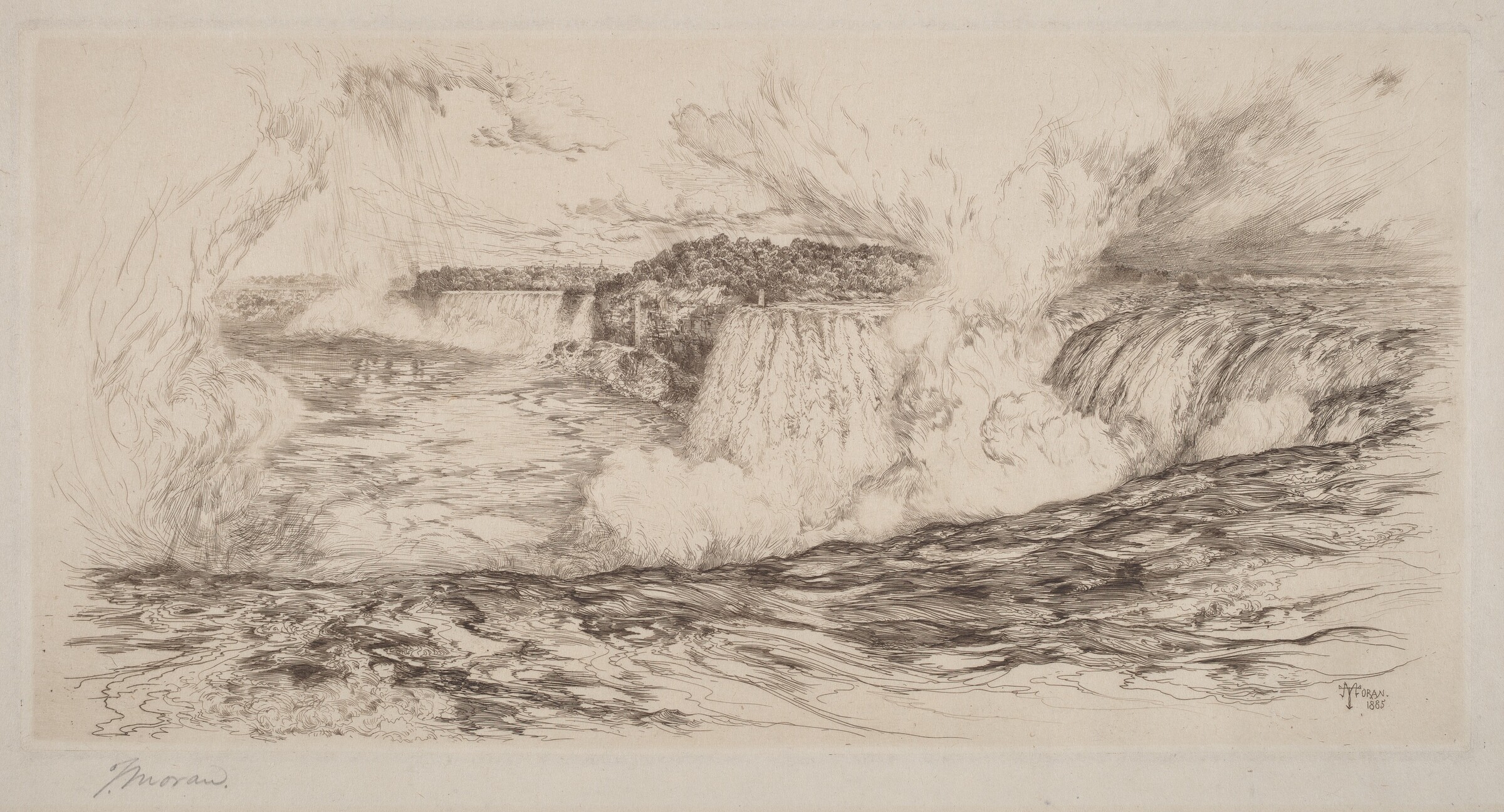 Niagara—From the Canadian Side, Thomas Moran, 1885