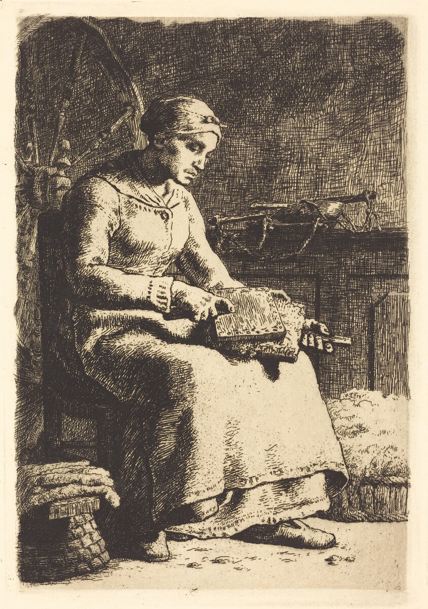 The Wool Carder (La cardeuse)