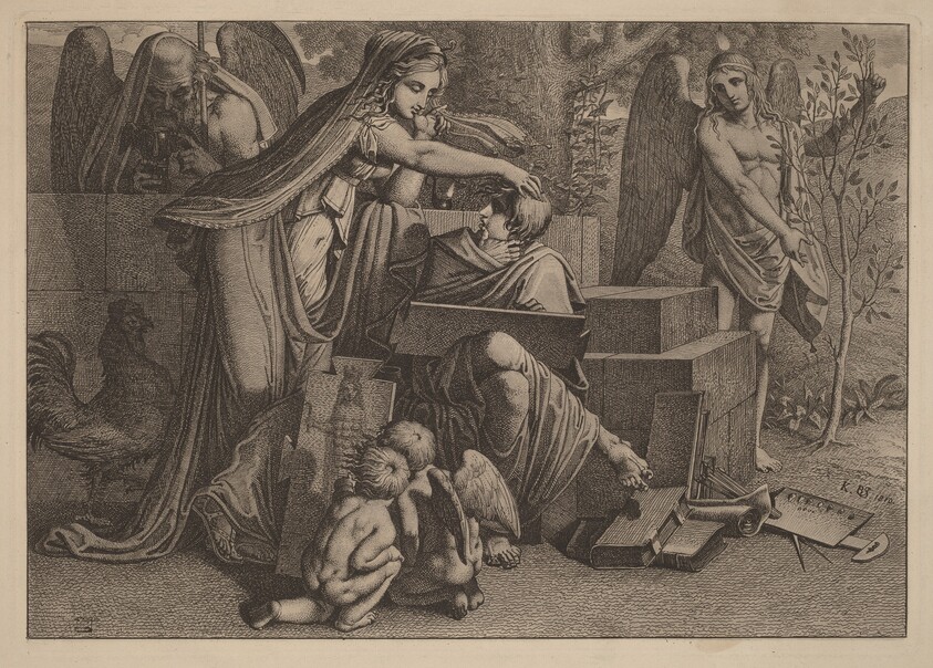 Young Man Inspired by Genius