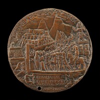 Alfonso's Triumphal Entry into Naples [reverse], Andrea Guacialoti, 1481