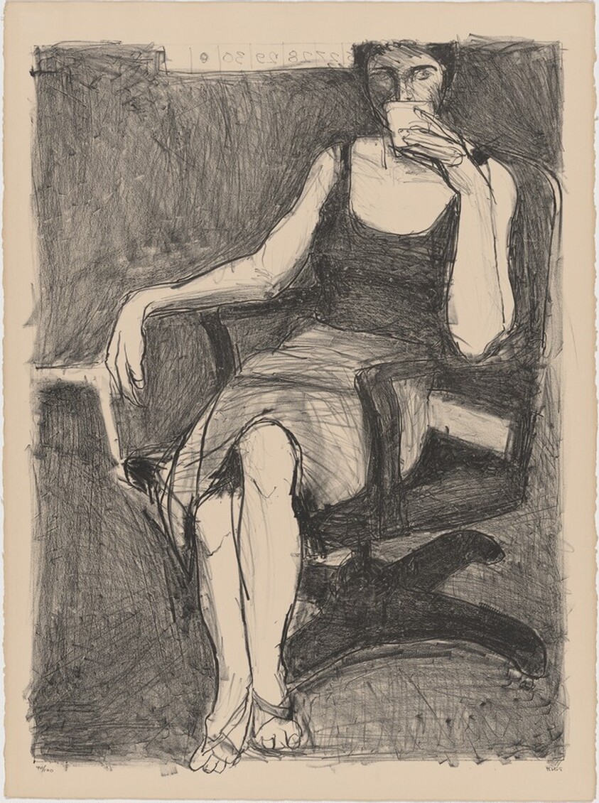 Untitled (Seated Woman Drinking From A Cup)