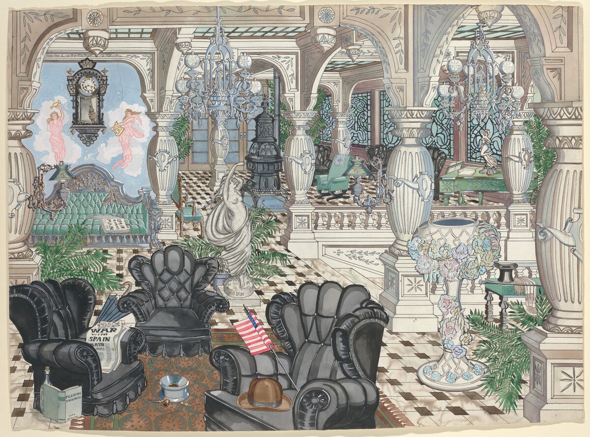Foyer Men's Club, 1880-1910