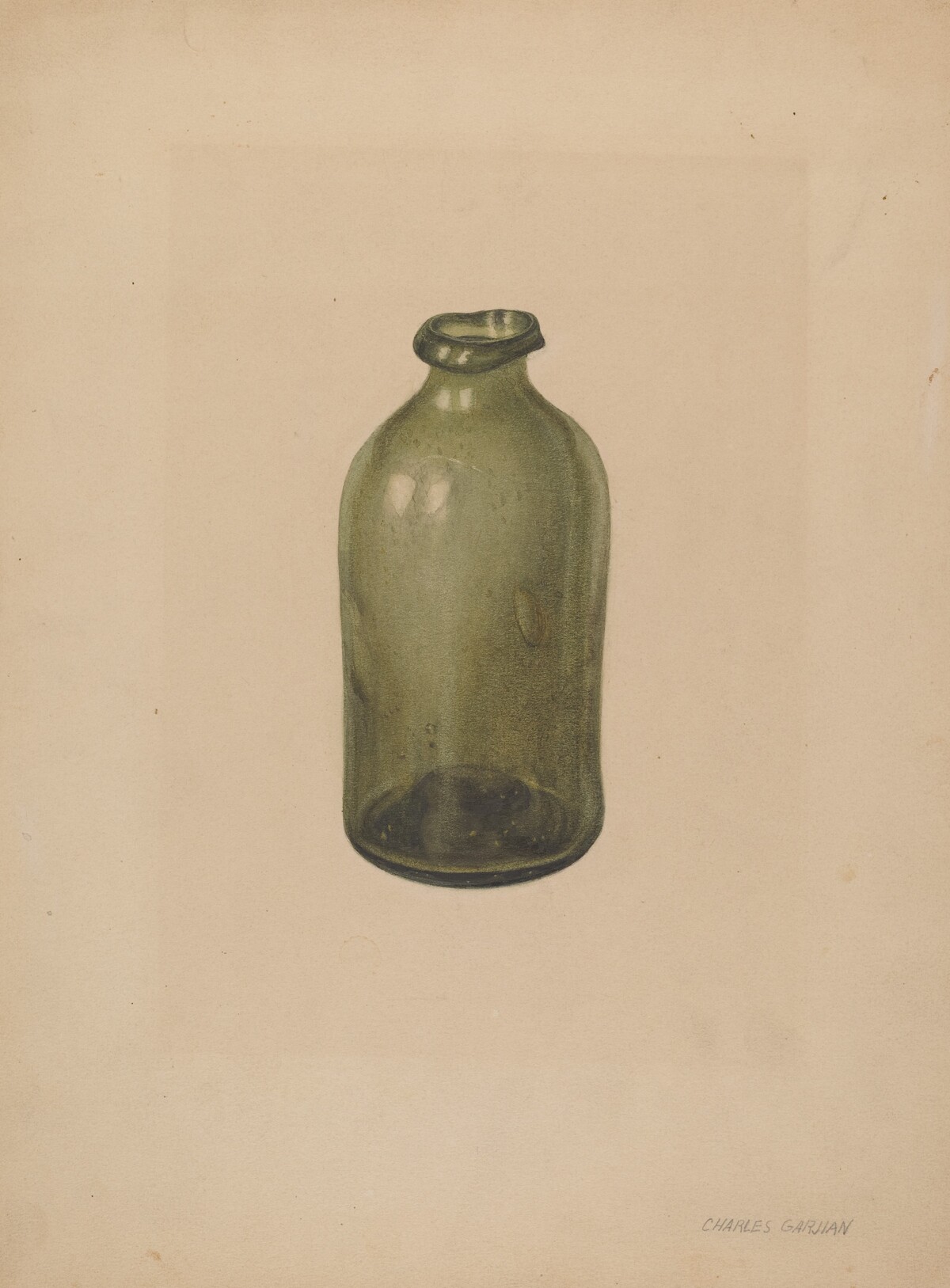 Shoe Blacking Bottle