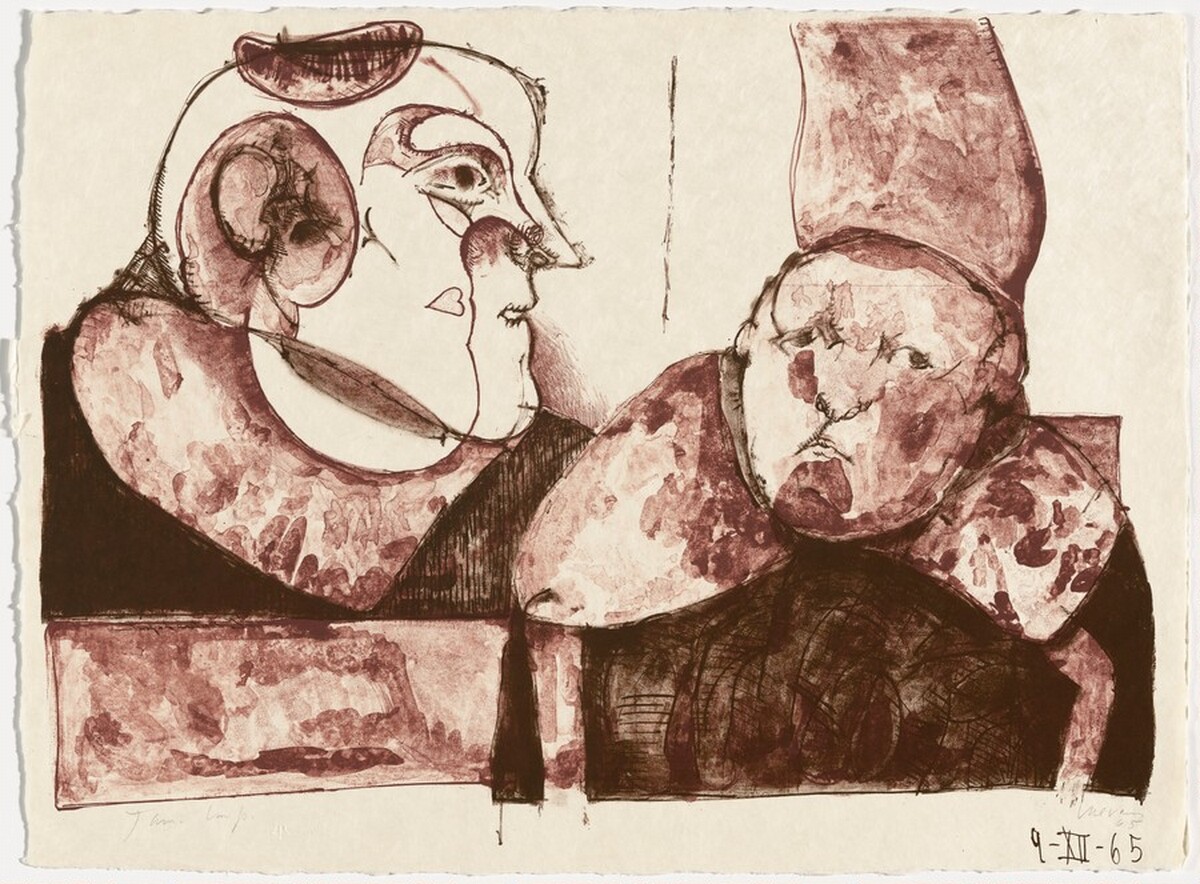 Double Portrait of Doctor Laforet from Charenton