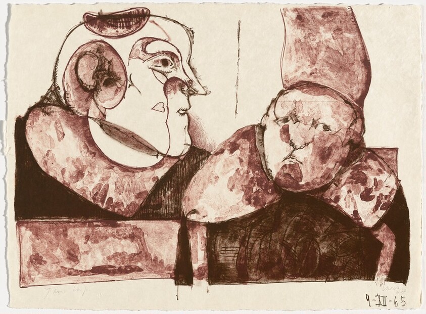 Double Portrait of Doctor Laforet from Charenton