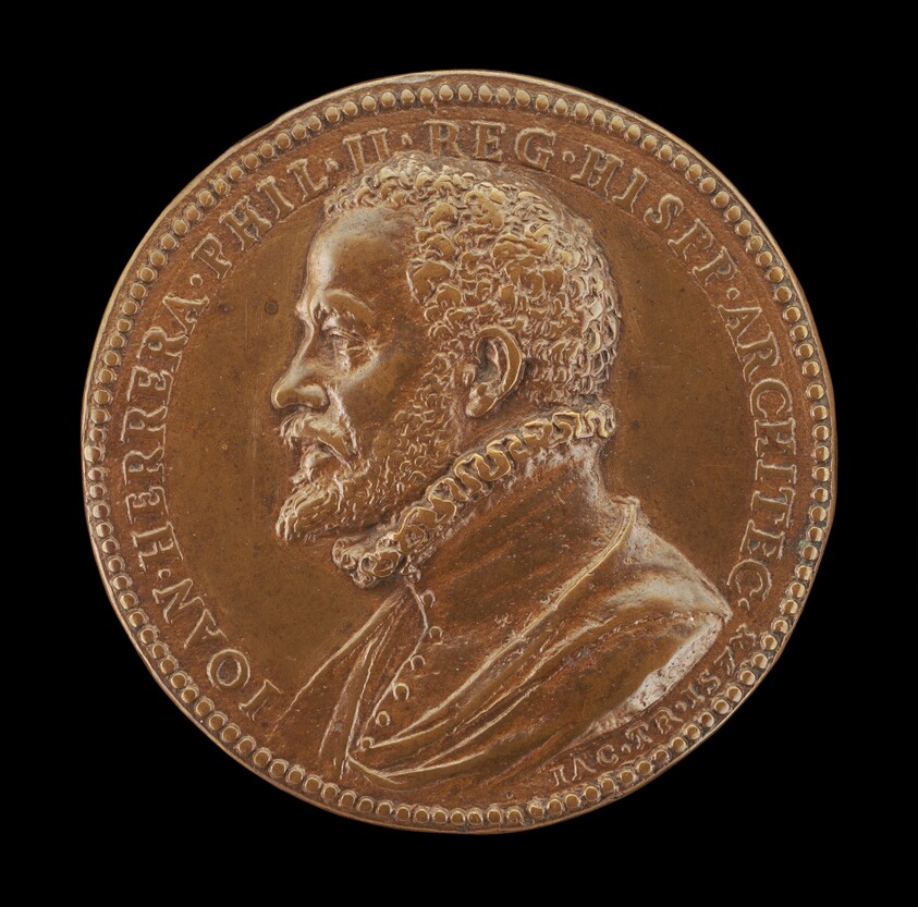 Juan de Herrera, c. 1530-1597, Architect of the Escorial [obverse]