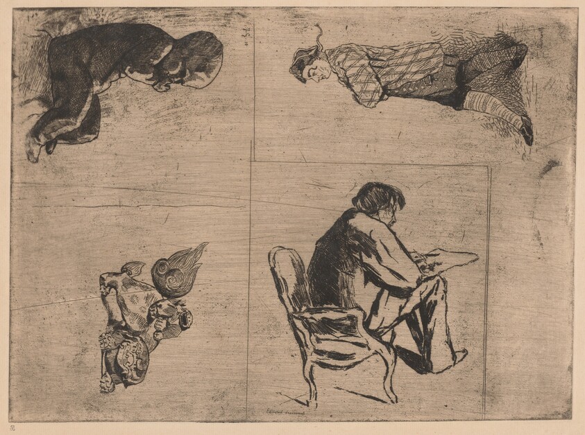 Edmond dessinant (Edmond Drawing, Stenterello, and Other Sketches)