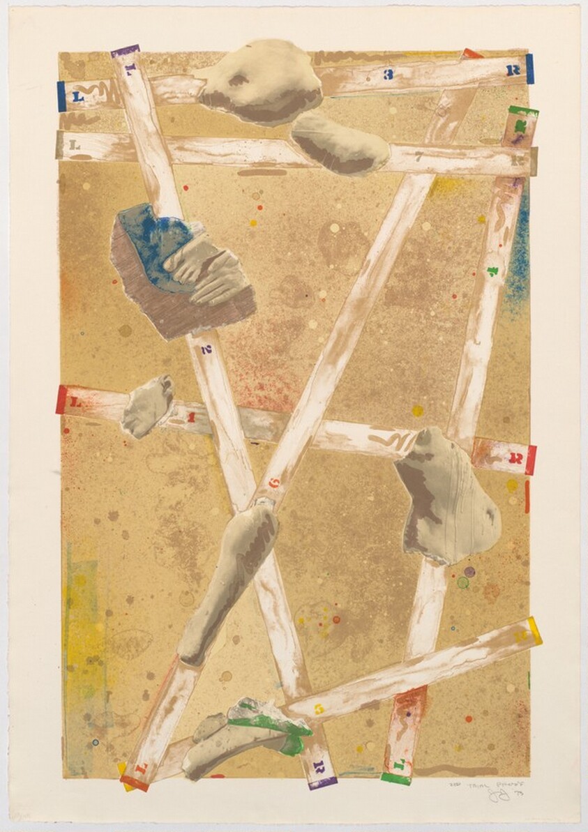 Four Panels from Untitled 1972 [D panel, trial proof 28]