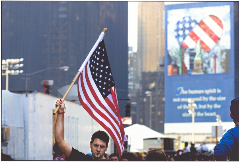 First Anniversary Memorial for 9-11 / NYC / 09 Sept. 2002