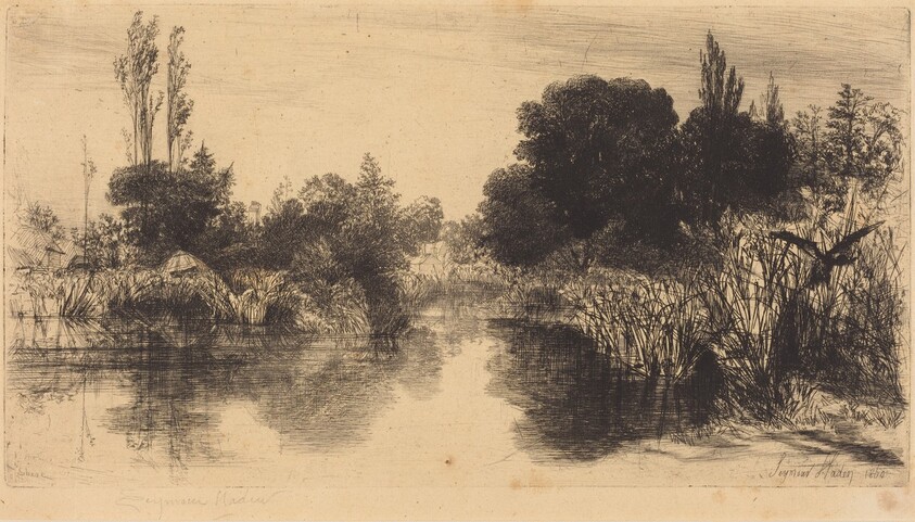 Shere Mill Pond (The Larger Plate)