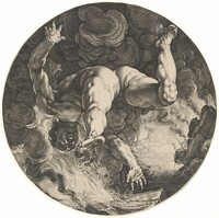Ixion, Hendrik Goltzius after Cornelis Cornelisz van Haarlem, 1588
