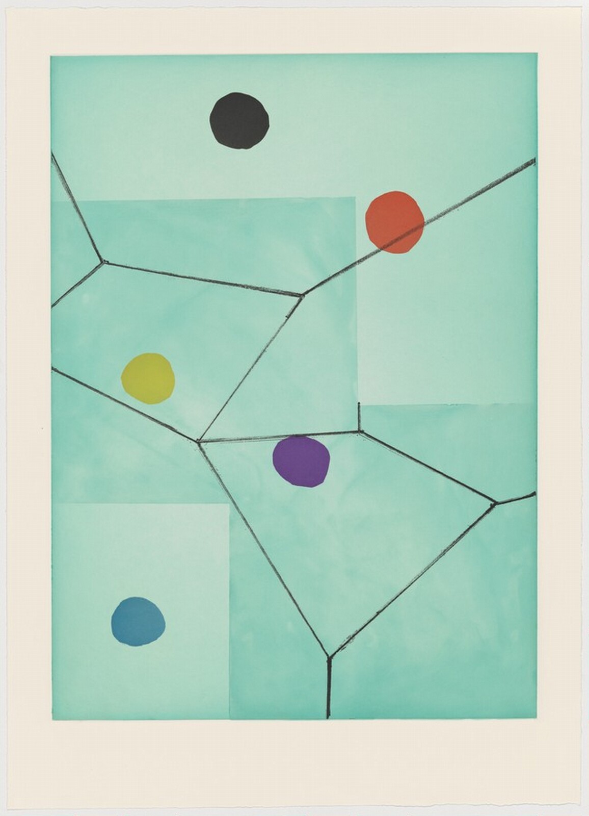 21st Century Fox [working proof 3], Mary Heilmann, 1998