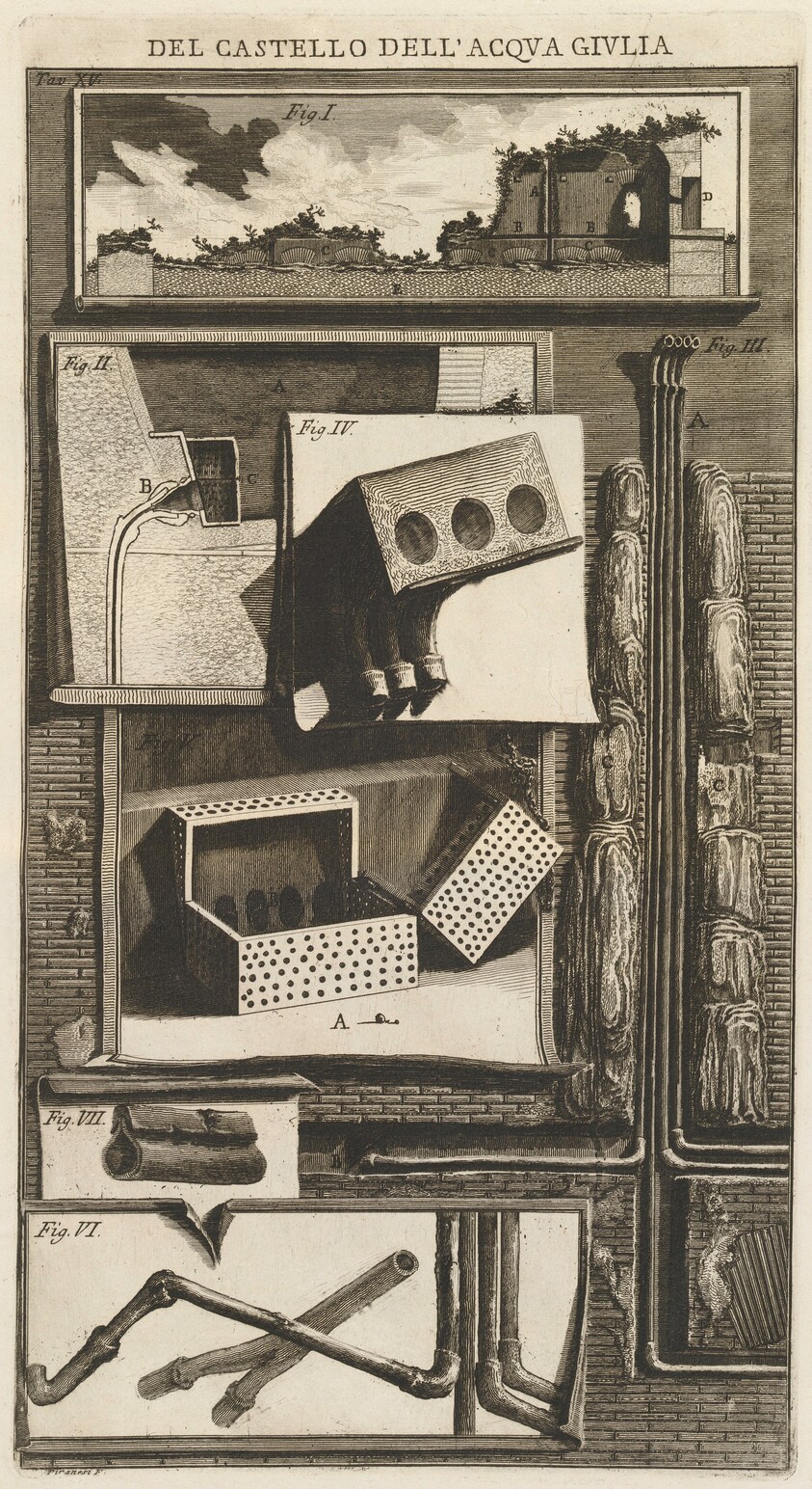 Lapides Capitolini; Antichità di Cora; Le Rovine del Castello dell'Acqua Giulia