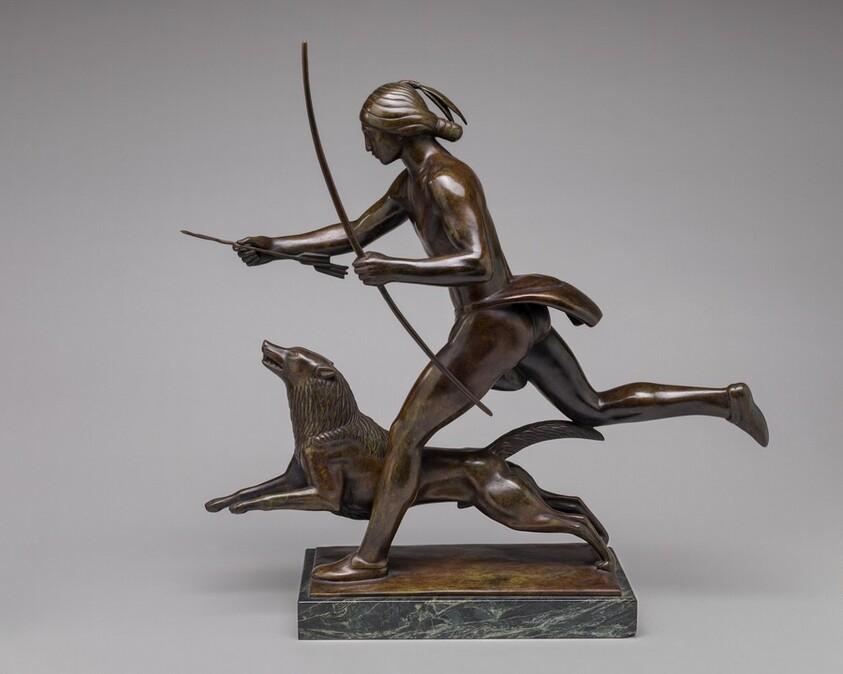 Indian Running with Dog