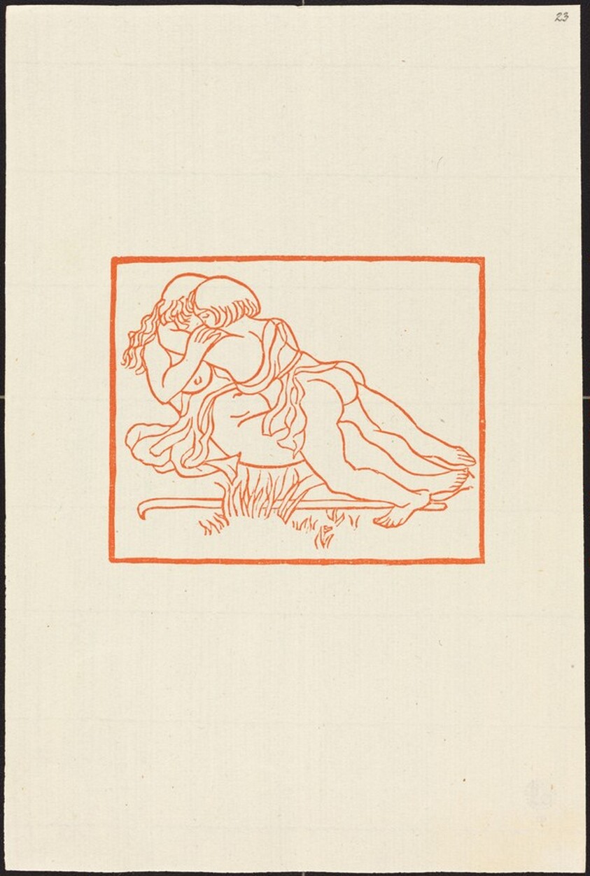 Second Book: Daphnis and Chloe Embrace One Another (Daphnis et Chloe apres le depart des Methymniens)