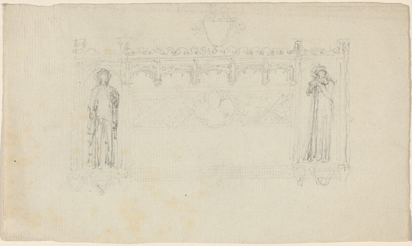 Design for the Simcoe Monument, Exeter Cathedral