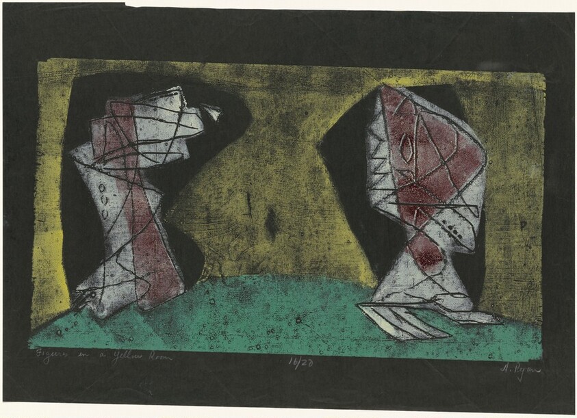 Figures in a Yellow Room