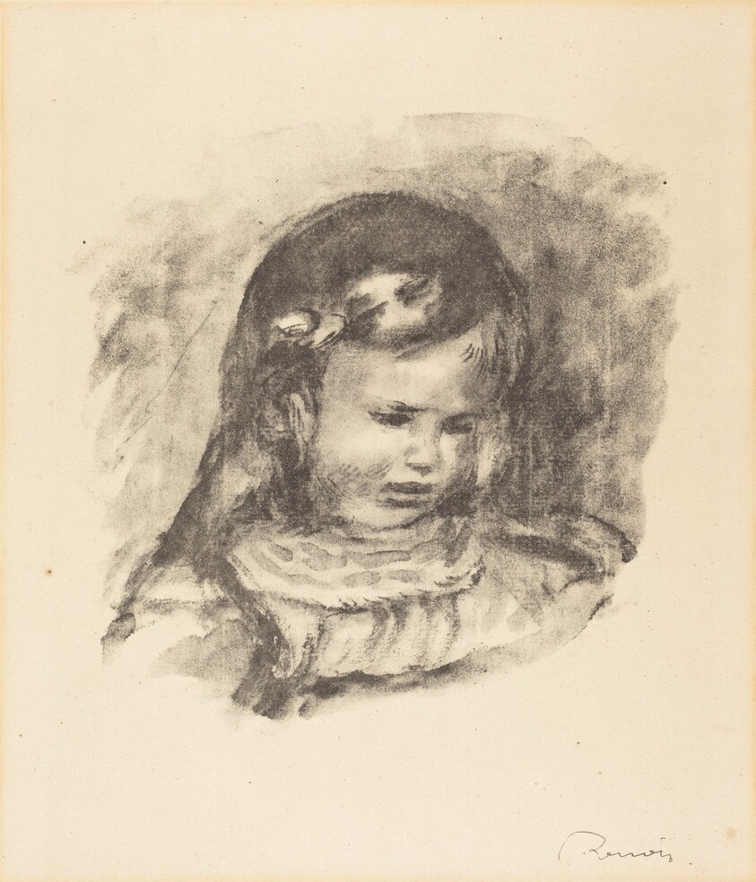 Claude Renoir, with Lowered Head