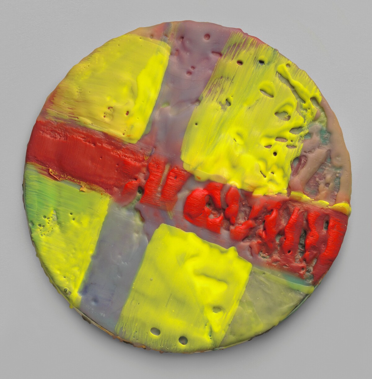 Red Zip on Purple Cross