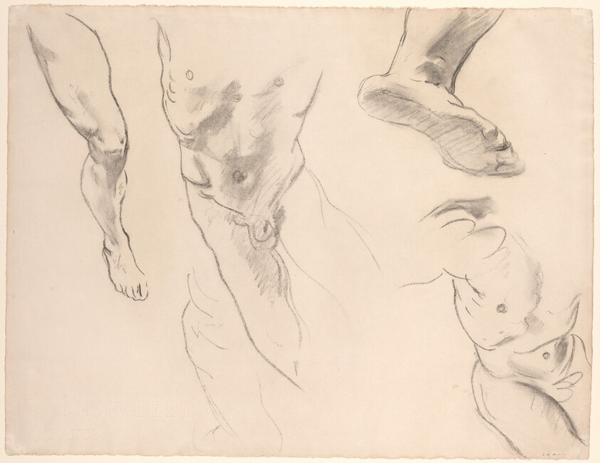 Figure Studies of a Nude Youth