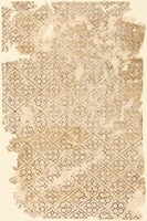 Sheet with Flower and Diamond Pattern, German 16th Century