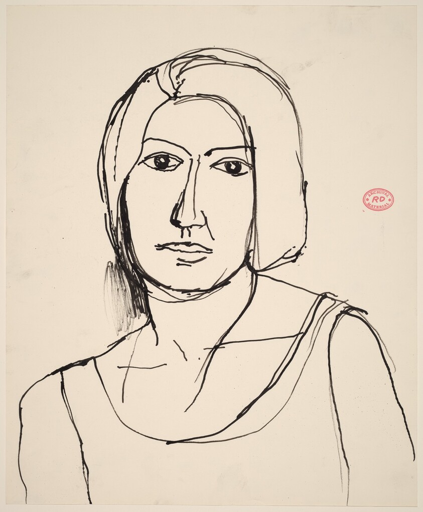 Untitled [head and shoulders of a woman]
