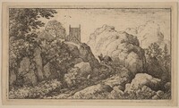 Cart in a Narrow Pass, Allart van Everdingen, probably c. 1645/1656
