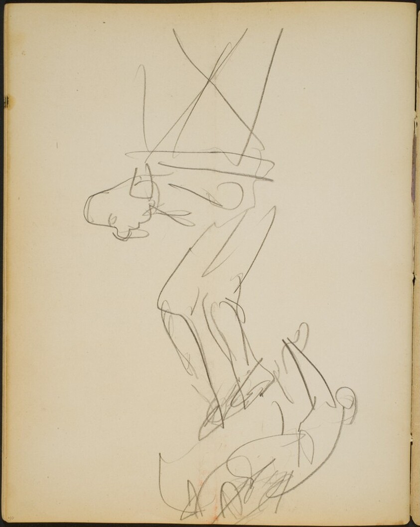 Akrobaten am Trapez (Two Trapeze Artists) [p. 40]