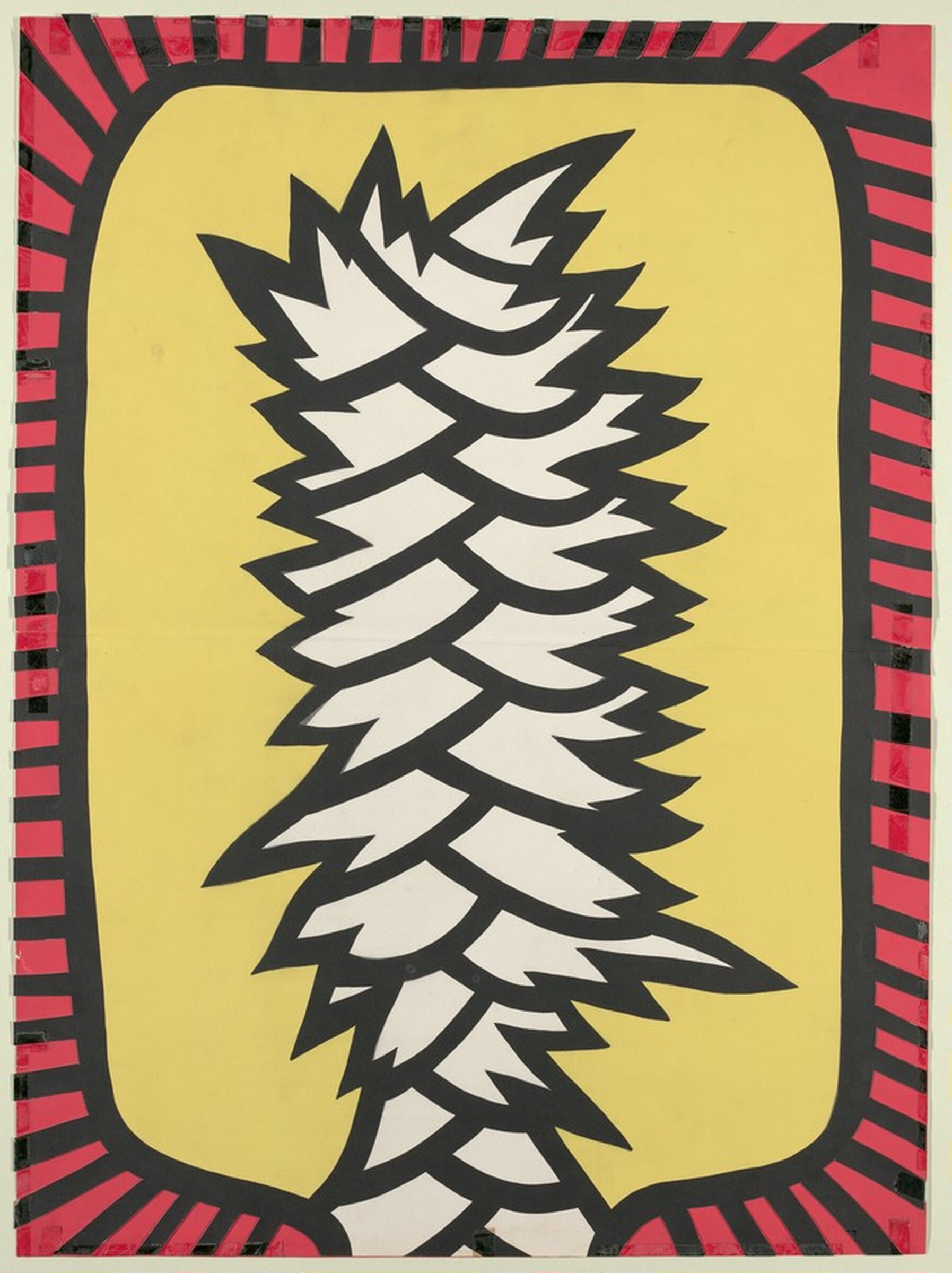 Red Boiling Springs #2, Nicholas Krushenick, probably 1960/1970