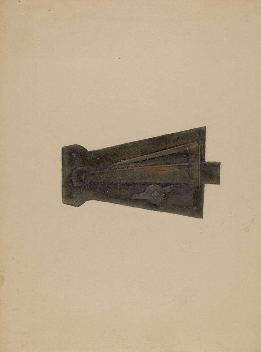 Wrought Iron Latch Lock