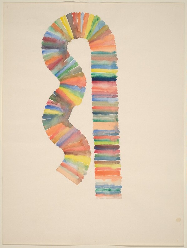 Stacked Color with Wavy and Straight Side