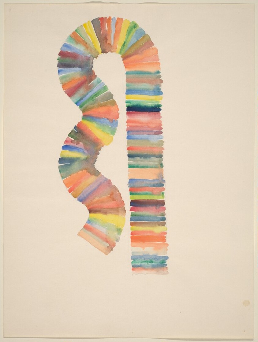 Stacked Color with Wavy and Straight Side