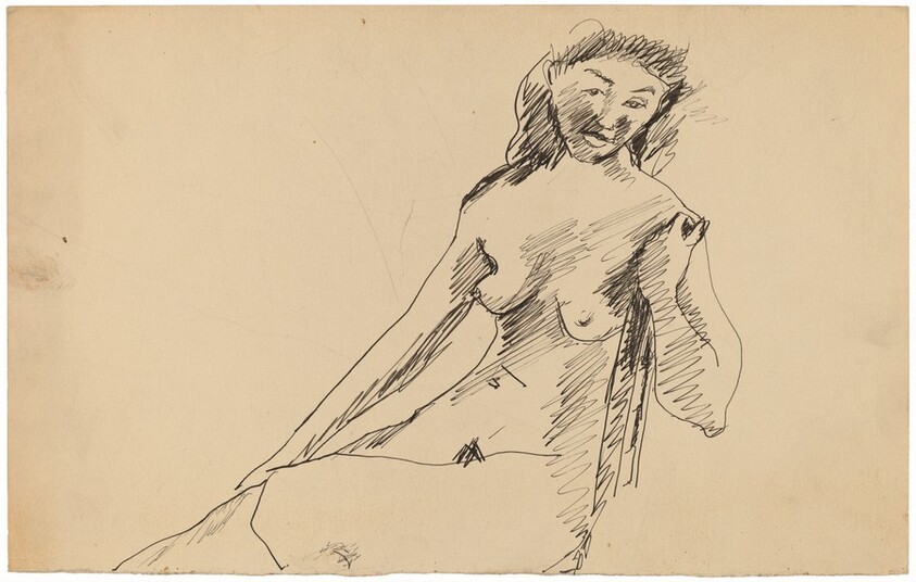Nude Woman Seated in a Chair