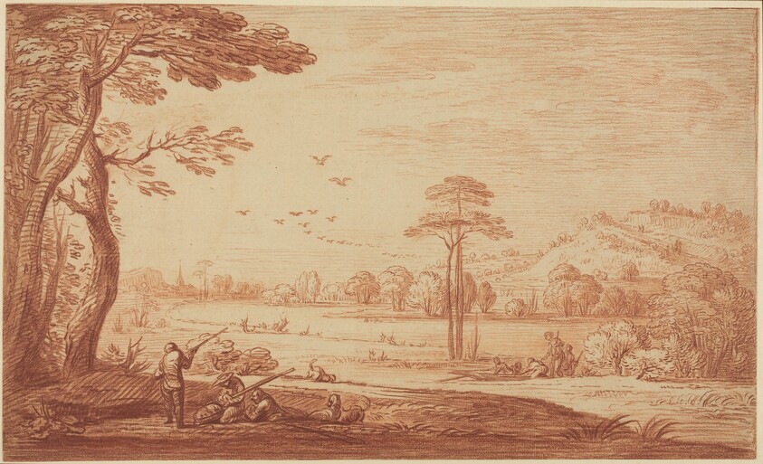 Hunters Resting by a River