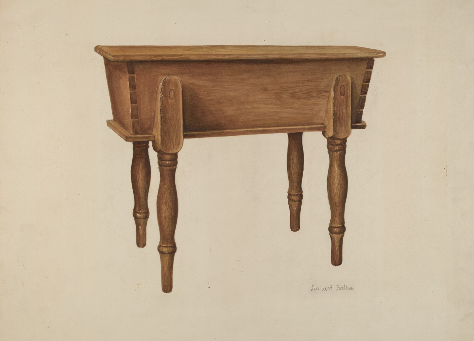 Dough Tray, Leonard Battee, c. 1938