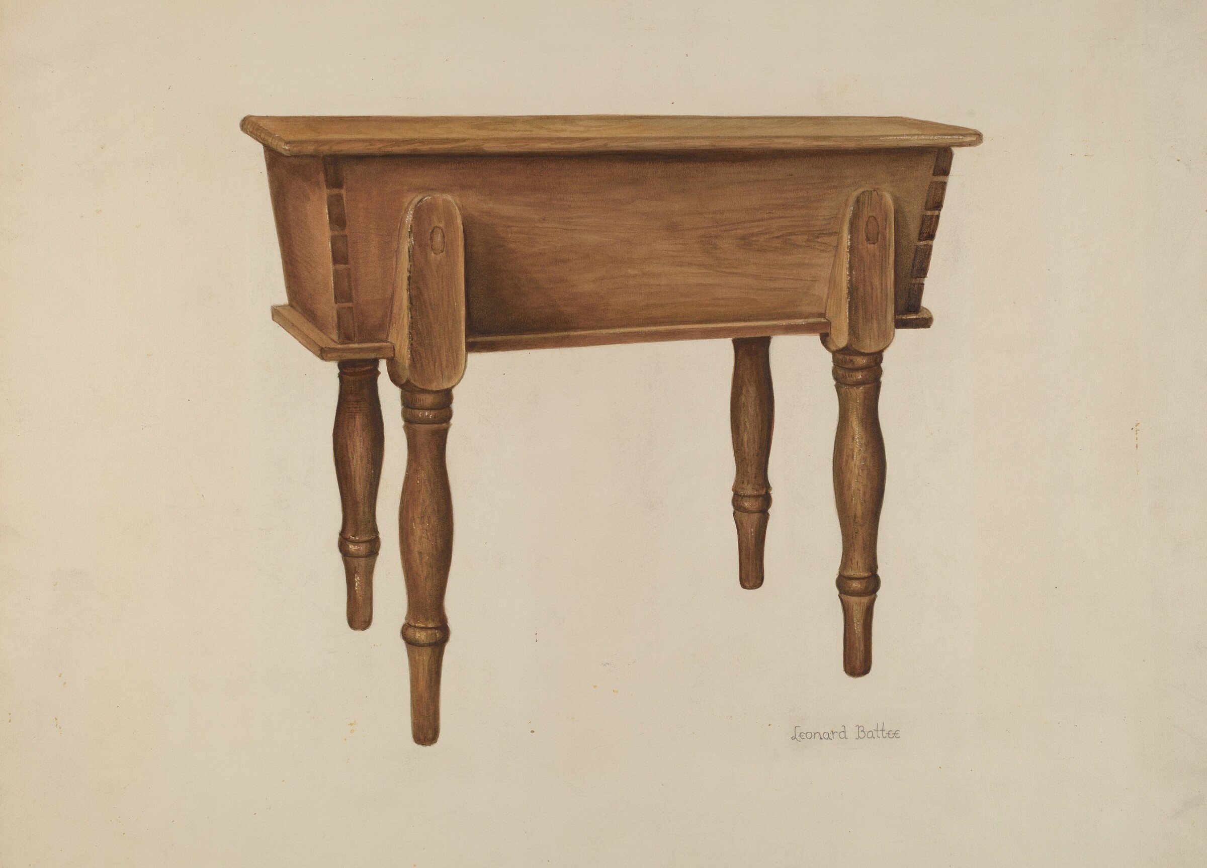 Dough Tray, Leonard Battee, c. 1938