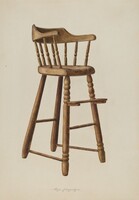 Baby High Chair, Max Fernekes, 1938