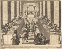Banquet Given by the King to the New Knights, Abraham Bosse, 1633