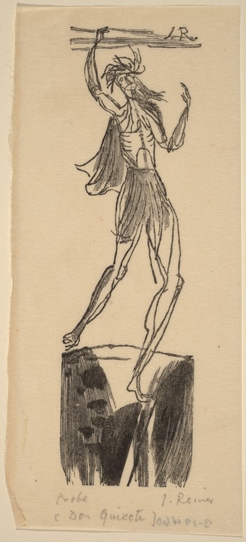 Illustration to Cervantes, "Don Quixote"