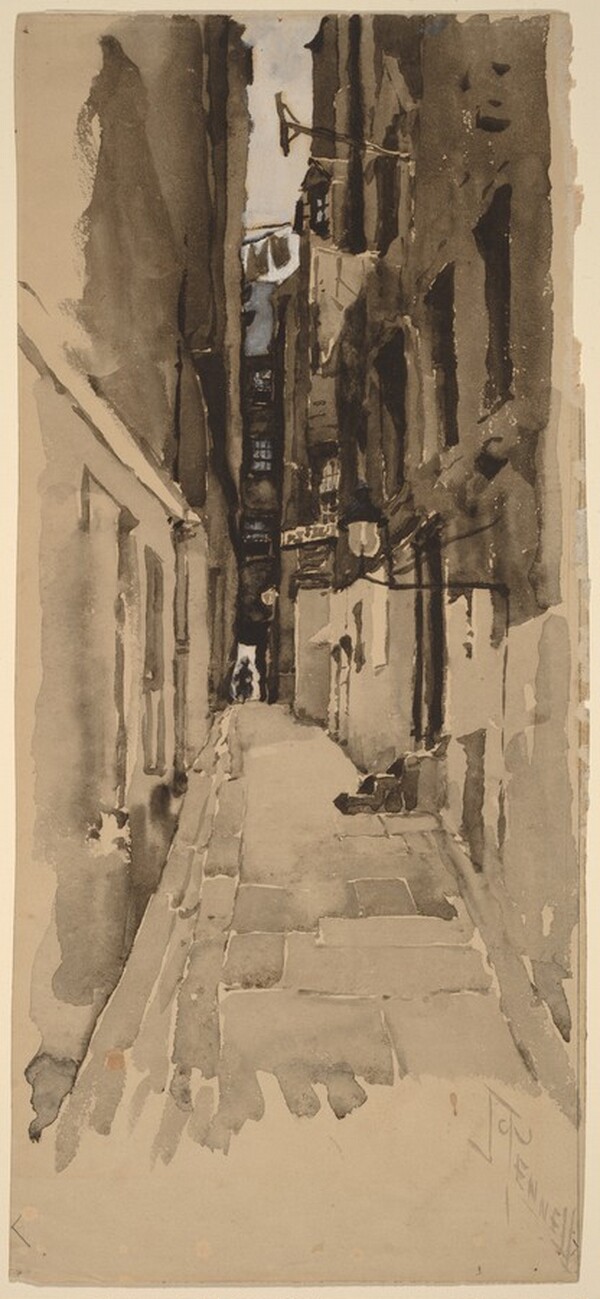 Narrow Walkway, London