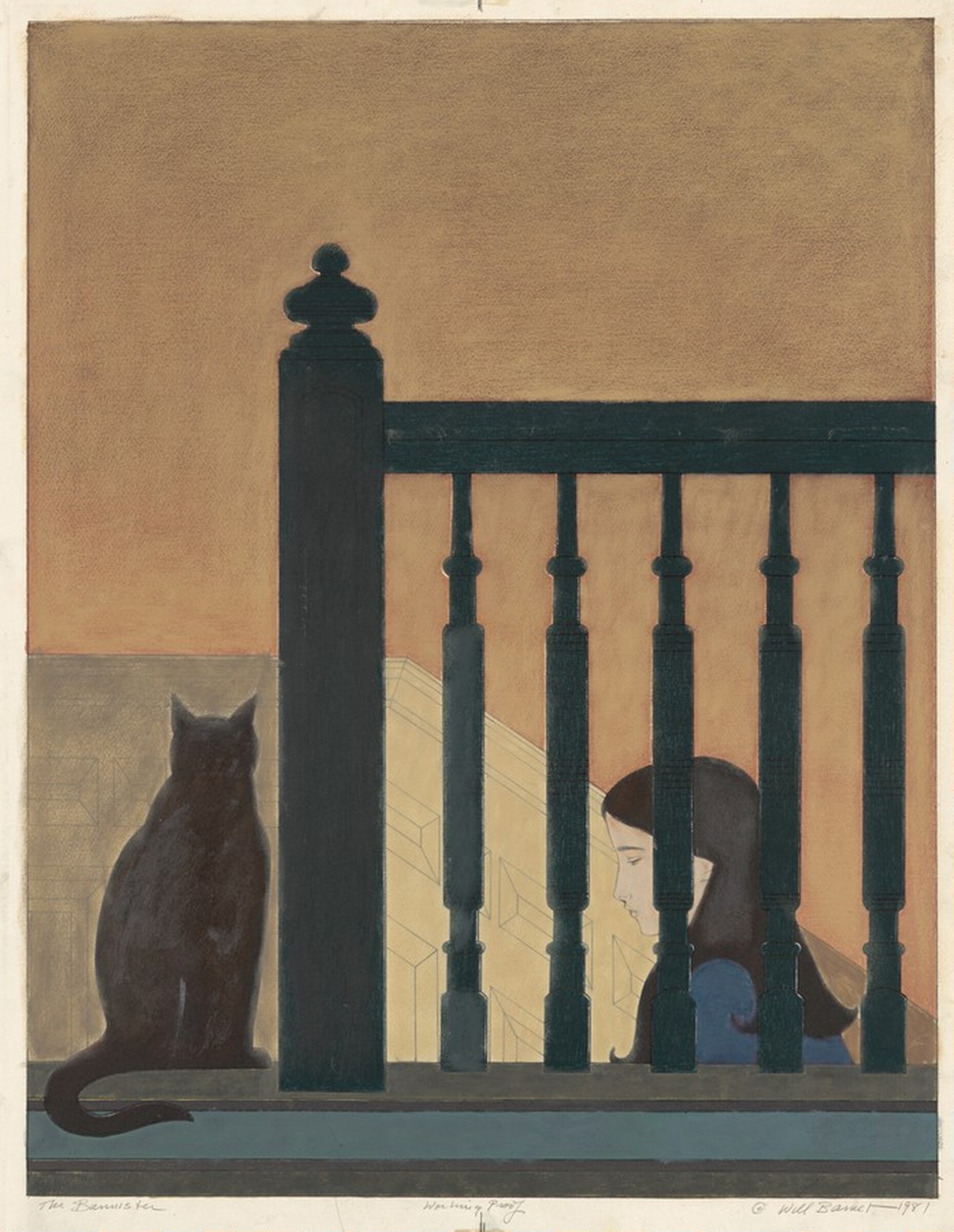 The Bannister, Will Barnet, 1981