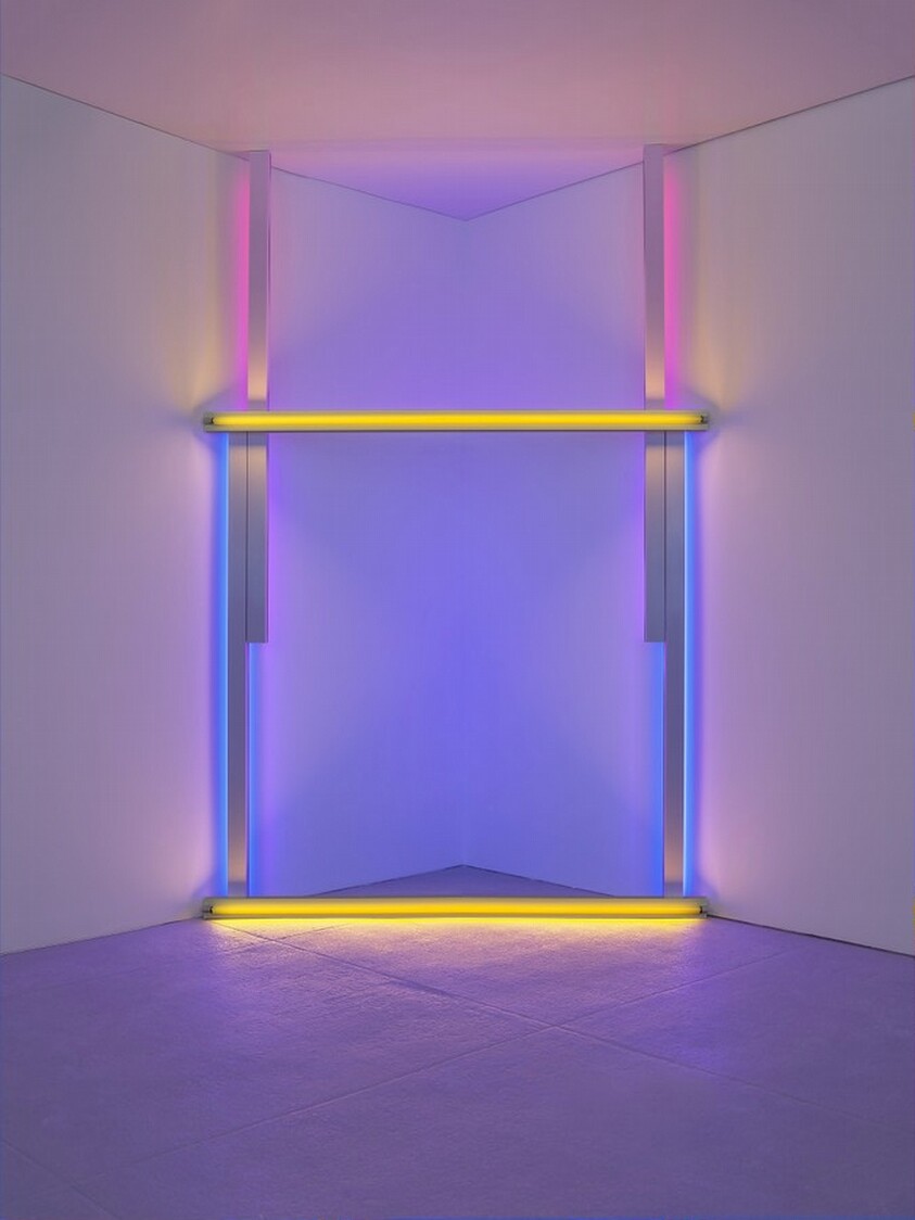 untitled (to Barnett Newman to commemorate his simple problem, red, yellow and blue)