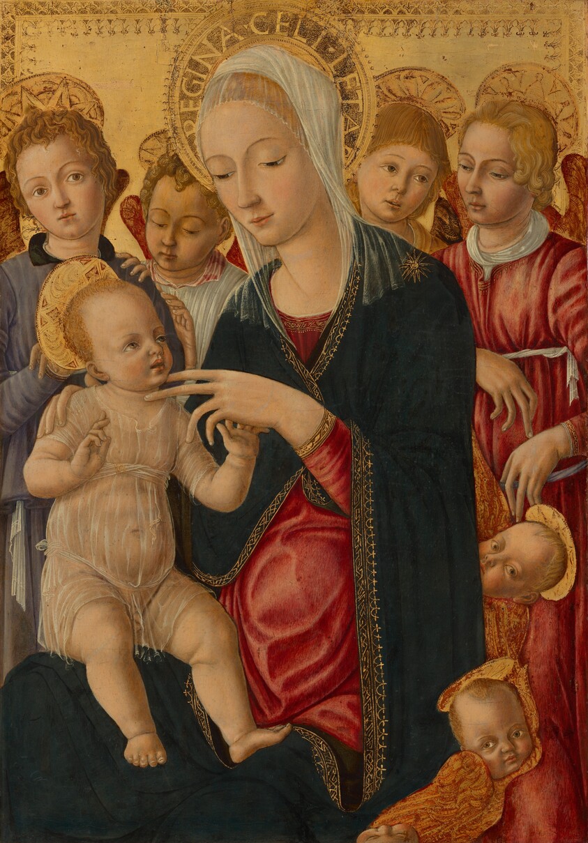 Madonna and Child with Angels and Cherubim
