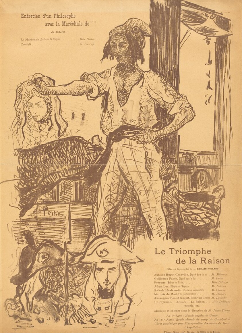 Entretien d'un philosophe avec la maréchale de XXX; La Triomphe de la raison