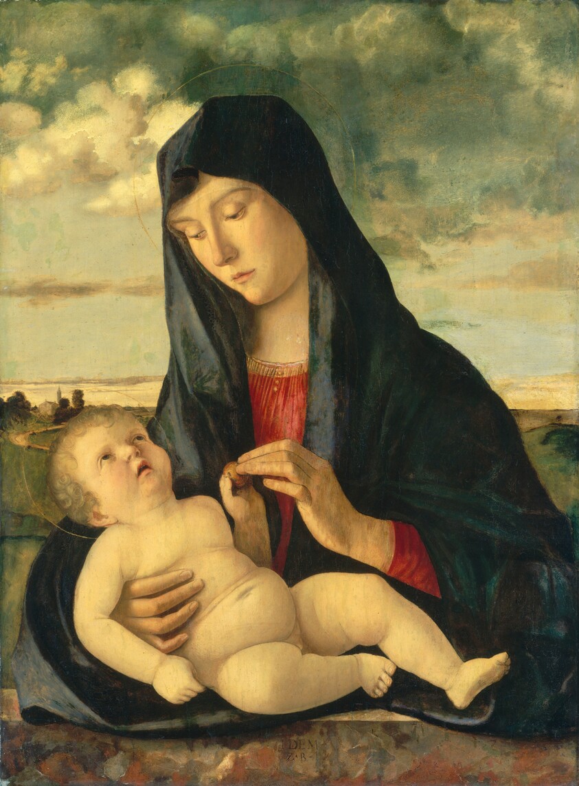 Madonna and Child in a Landscape