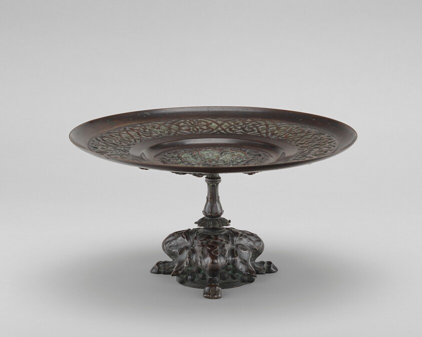 Card Receiver with Fawn's Feet and Grapes