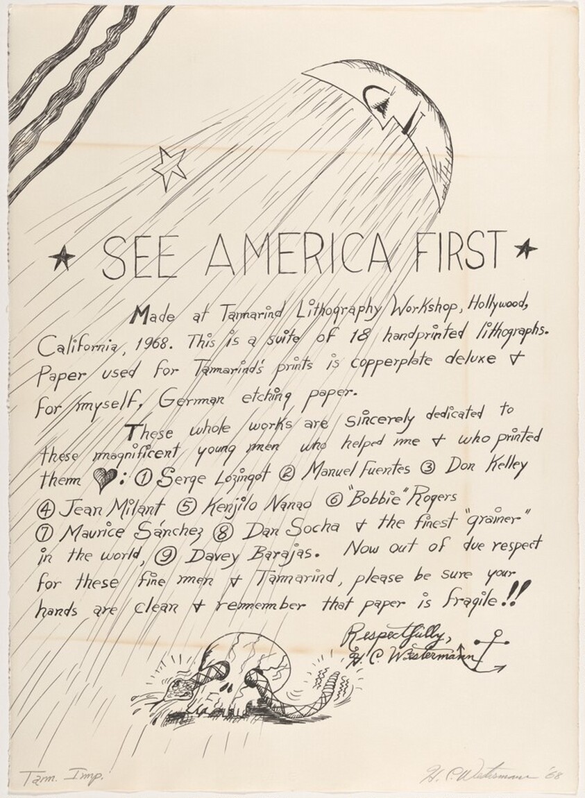 See America First (Title Page and Colophon)