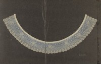 Embroidered Linen Collar, Edith Miller, c. 1937