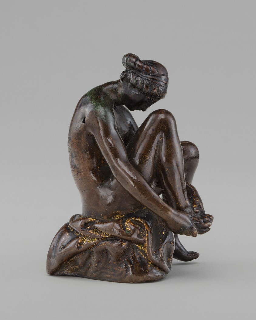 Woman Cutting Her Nails